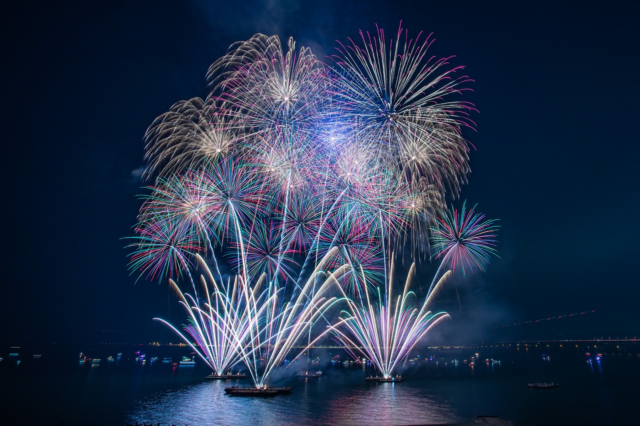 心斎橋 花火