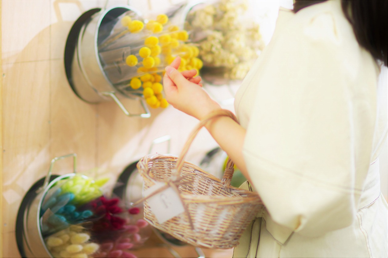 心斎橋 ドライフラワー